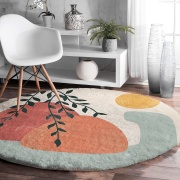 THẢM SÀN HÌNH TRÒN DECOR PHÒNG NGỦ SIÊU XINH